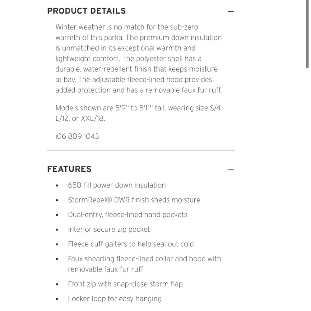 Women's Lodge Cascadian Down Parka, Size- Medium - Picture 4 of 13